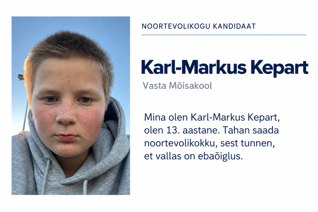 Noortevolikogu kandidaat Karl-Markus Kepart.png