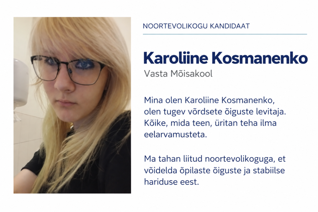 Noortevolikogu kandidaat Karoliine Kosmanenko.png