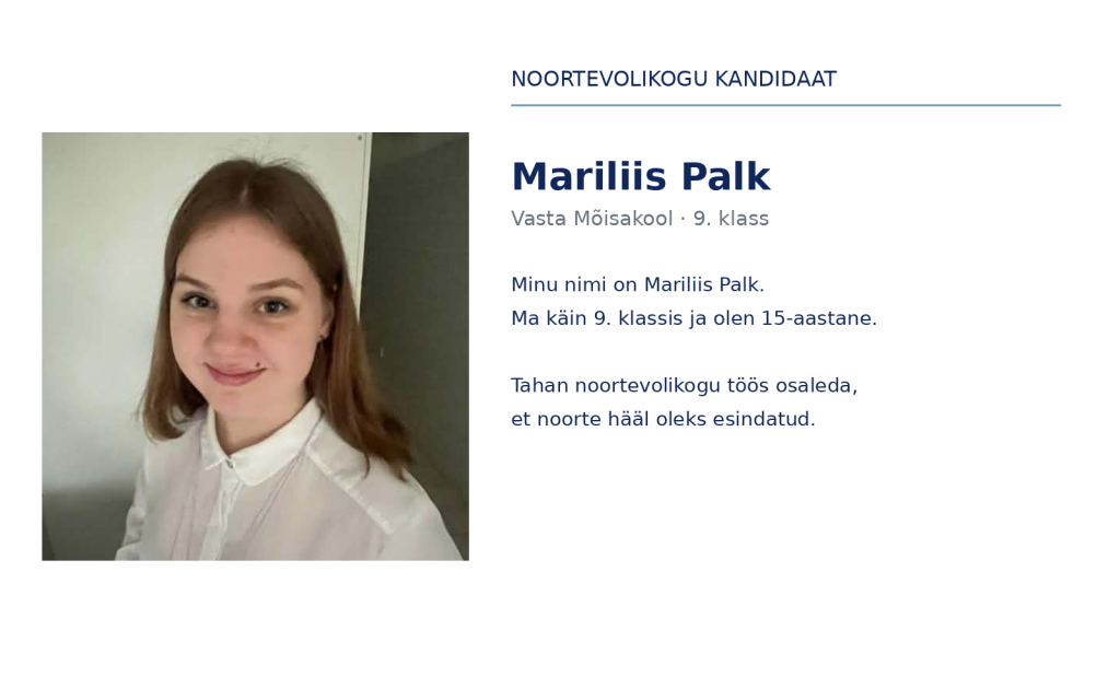 Noortevolikogu kandidaat Mariliis Palk.png