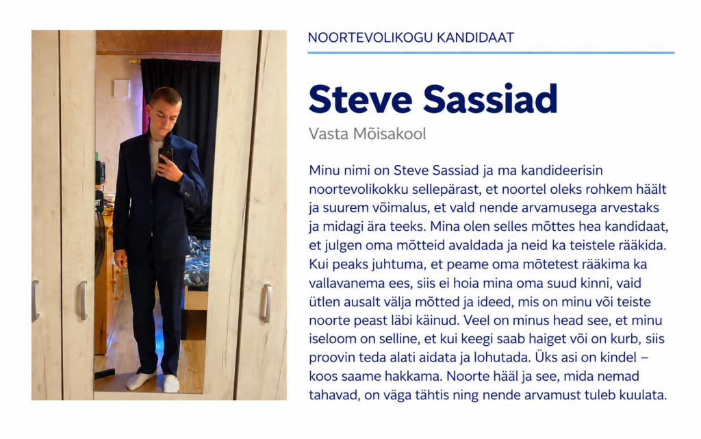 Noortevolikogu kandidaat Steve Sassiad.png